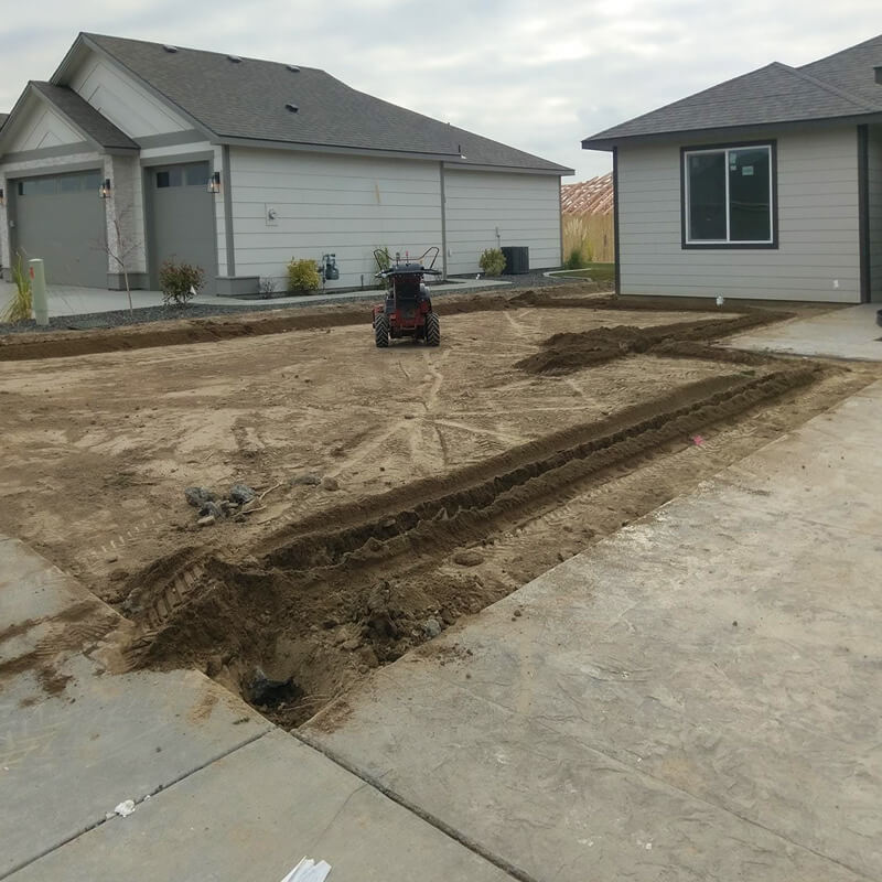 Underground sprinkler installation